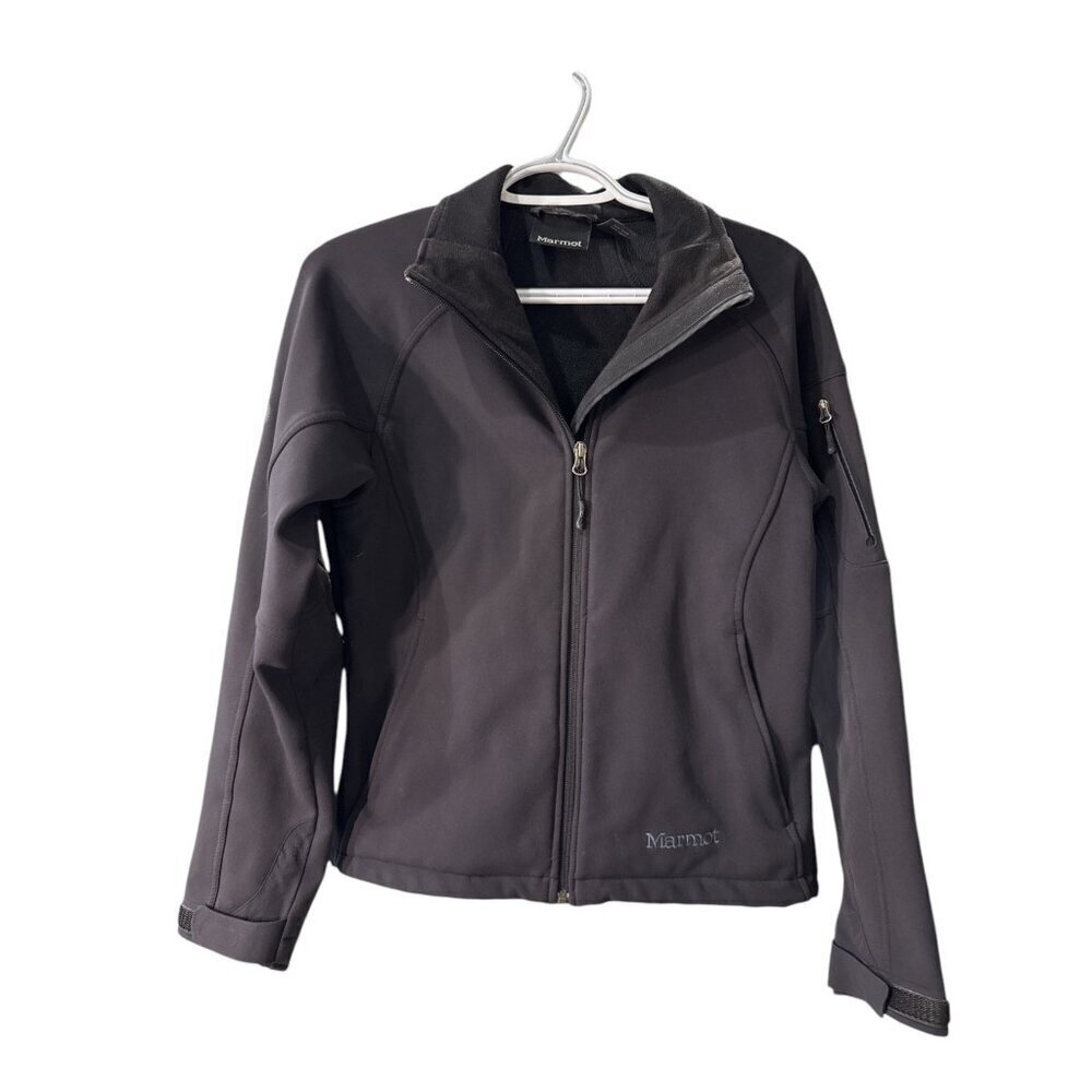 Marmot Gravity Softshell Women's Jacket in Black, Size Medium, Pre-Owned